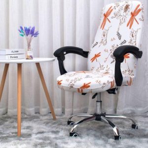housse de fauteuil bureau automne