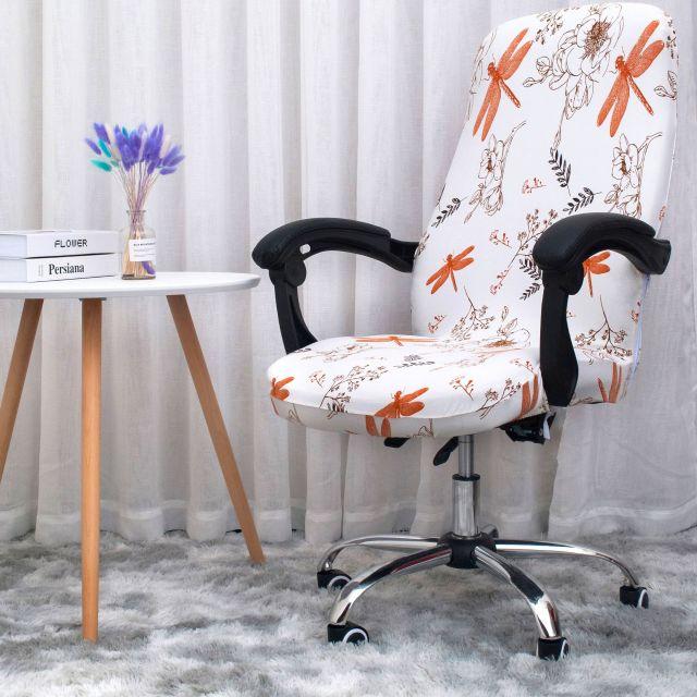 housse de fauteuil bureau automne