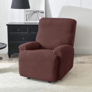 housse de fauteuil relax marron