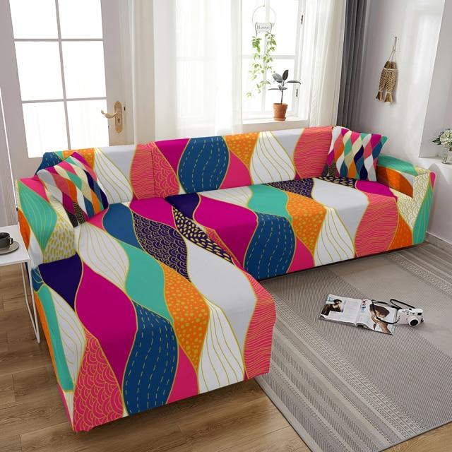 housse de canapé d'angle flowless