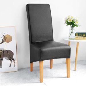 housse de chaise simili cuir grande taille