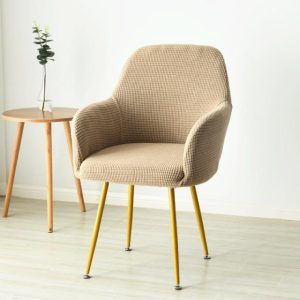Housse de Chaise Scandinave Beige élégante