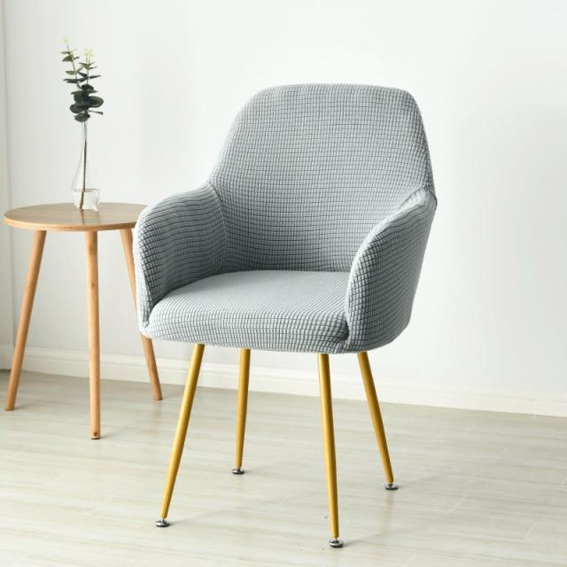 Housse de Chaise Scandinave Gris élégante