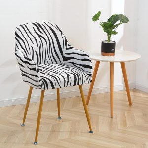 Housse de Chaise Scandinave Safari en tissu imprimé