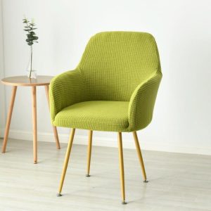 Housse de chaise scandinave vert anis