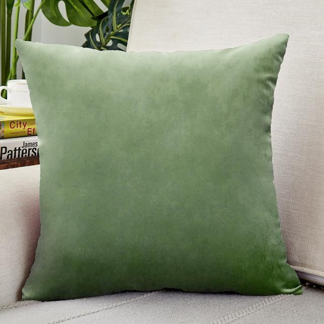 housse de coussin velours 50x50cm vert émeraude