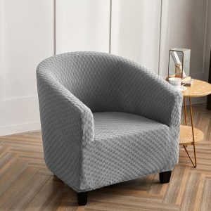 housse de fauteuil cabriolet damier gris