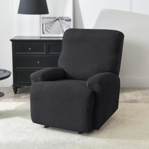 housse de fauteuil relax noir