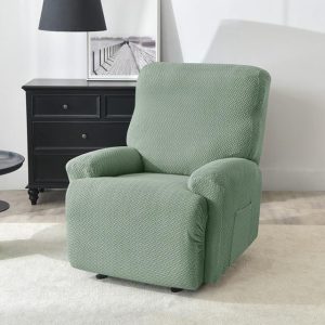 housse de fauteuil relax vert amande