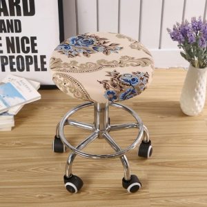 housse tabouret rond oriental