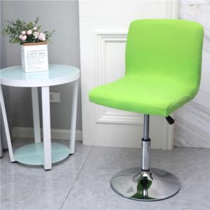 housse pour tabouret de bar vert citron