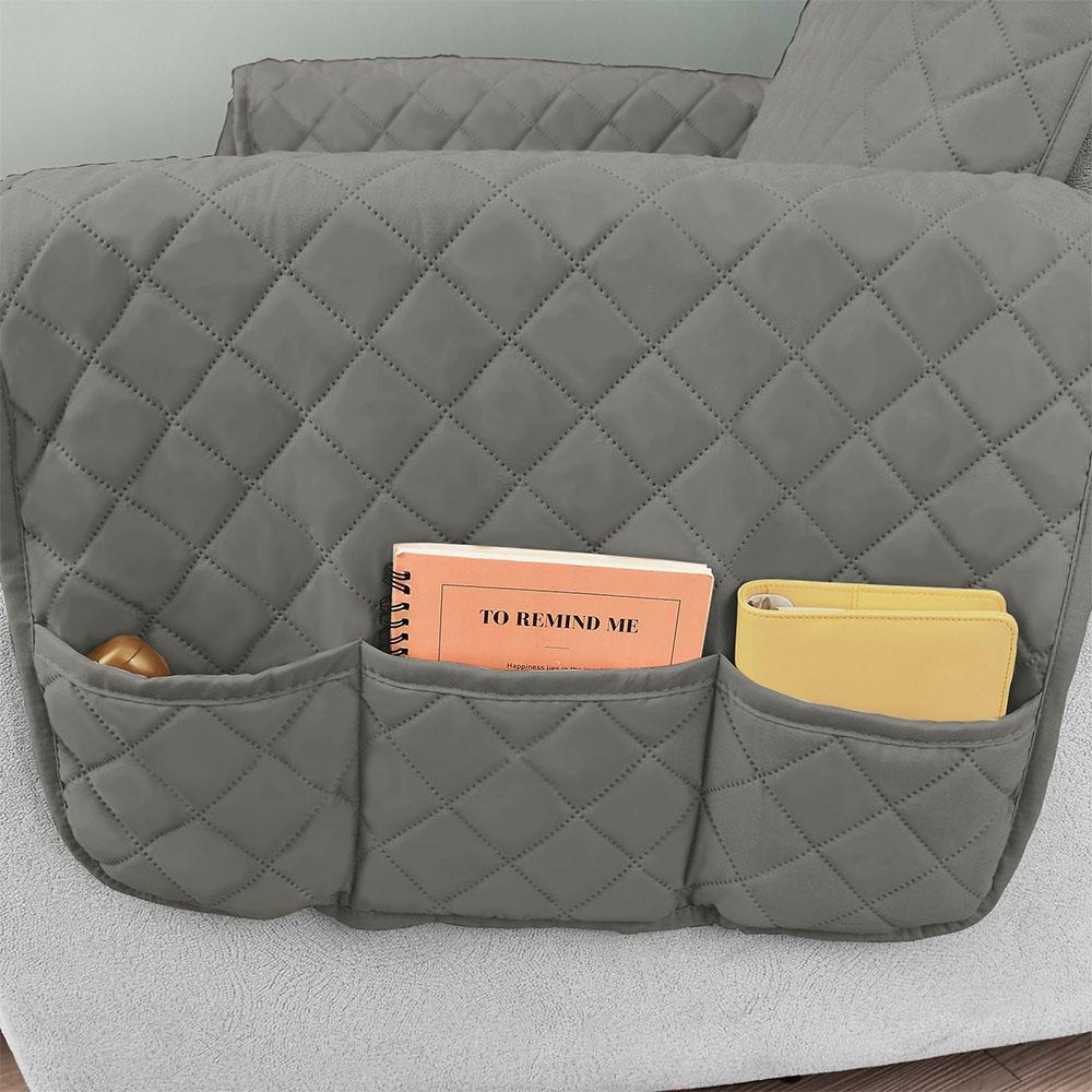 Housse de fauteuil relax grise