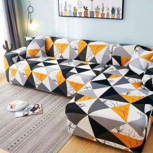 Housse de Canapé d'Angle Extensible Asma