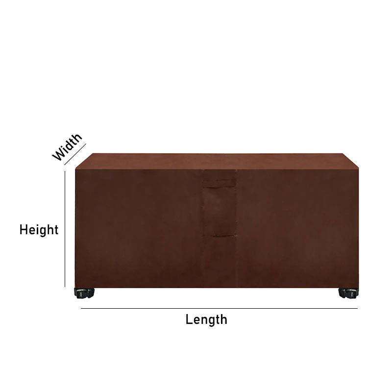protection marron pour mobilier d'extérieur