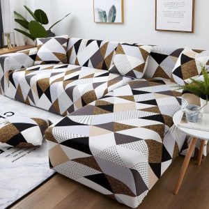 Housse de Canapé d'Angle Extensible Iman