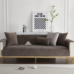 protège canapé Milo Gris Anthracite