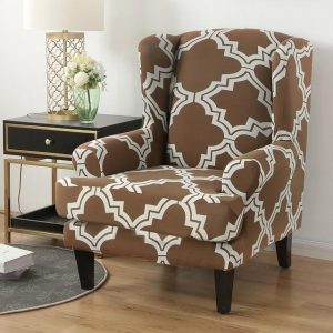 housses maison mosaïque marron
