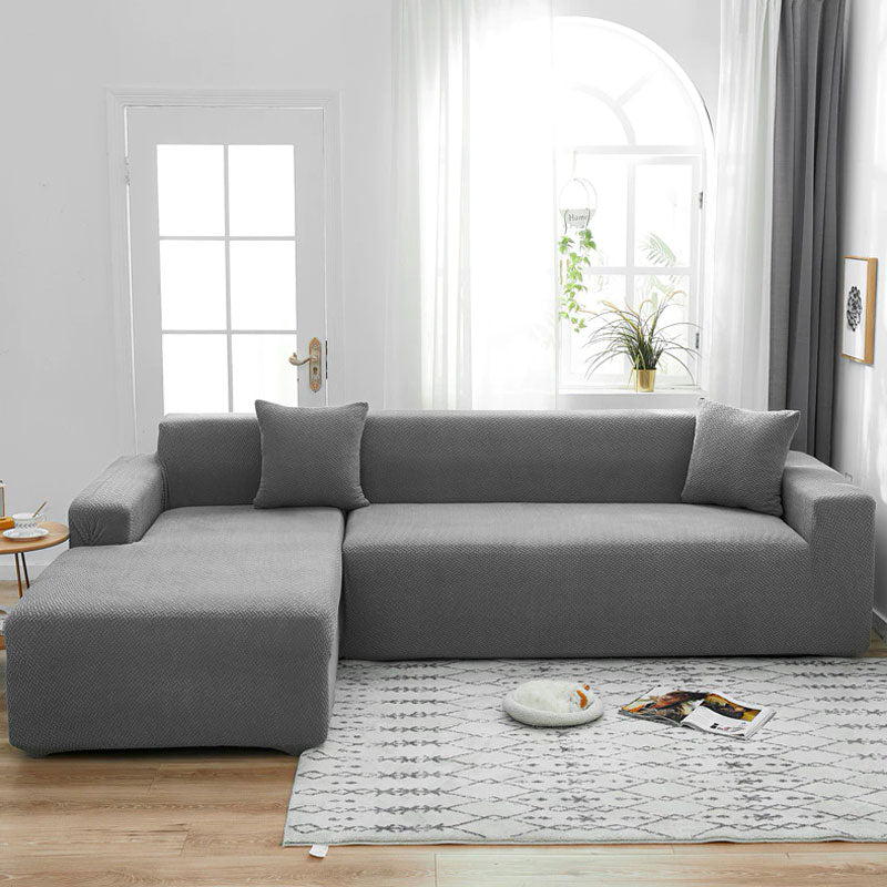 housse extensible grise