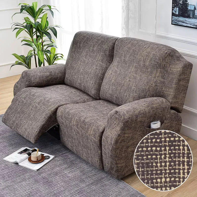 housse marron pour canapé relax électrique
