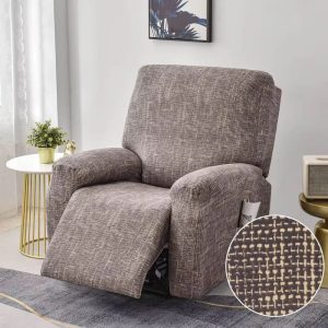 housse pour canapé relax électrique marron