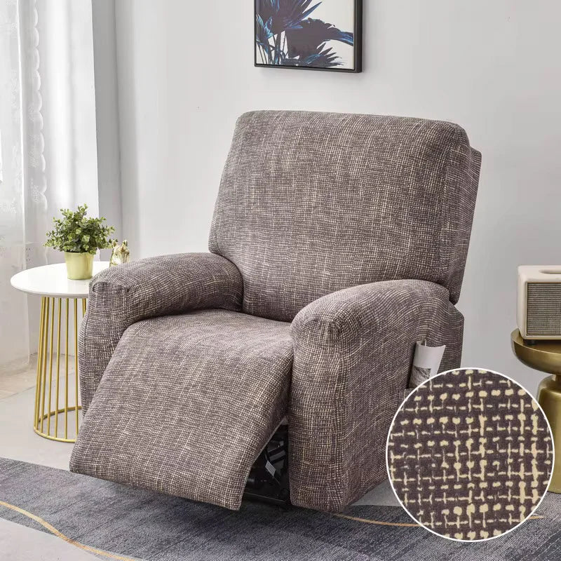 housse pour canapé relax électrique marron