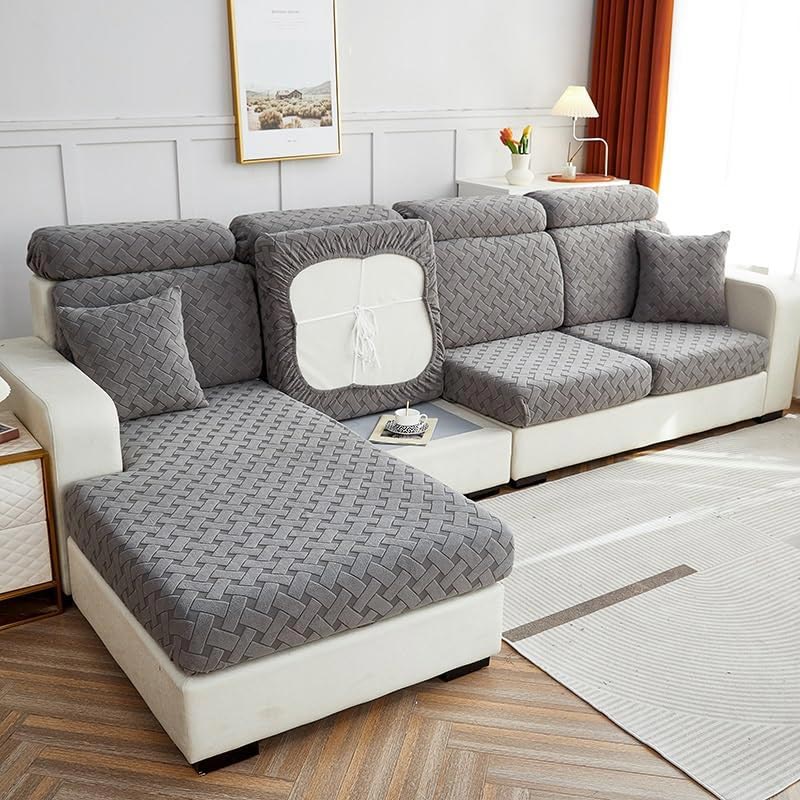canapé housse Mola Gris Anthracite