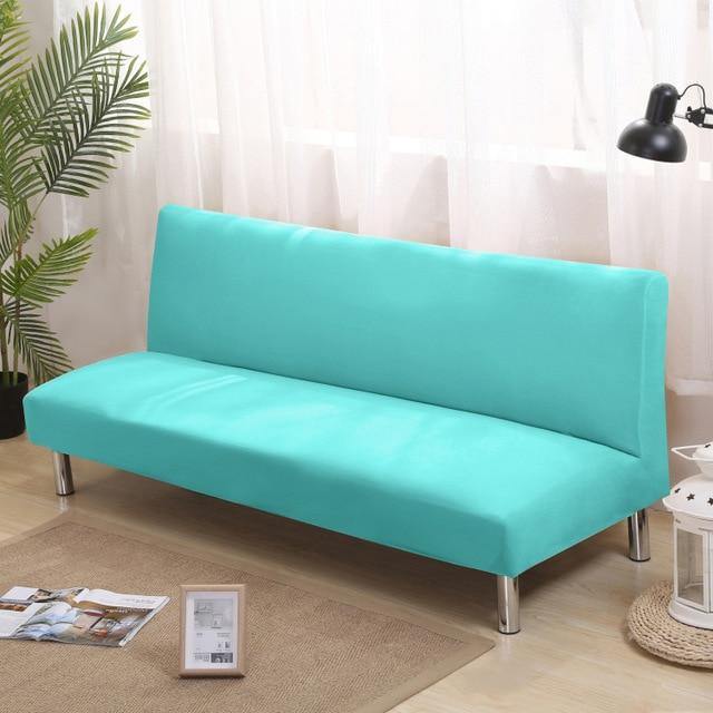 housse canapé clic clac turquoise