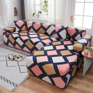 Housse de Canapé d'Angle Extensible Neith