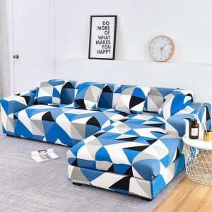 Housse de Canapé d'Angle Extensible Éline