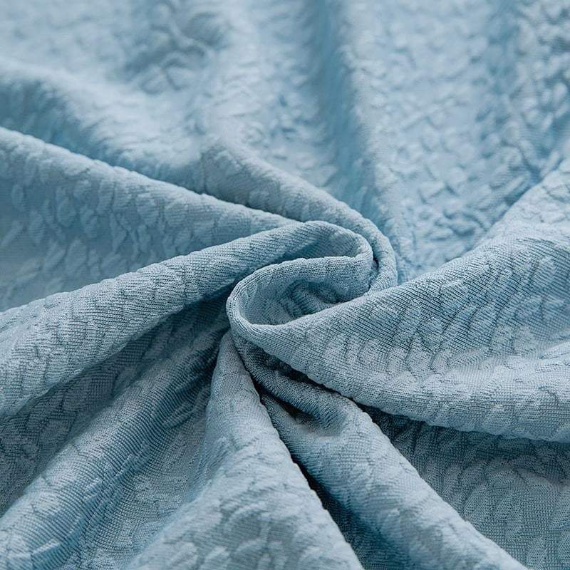 Housse extensible bleu ciel