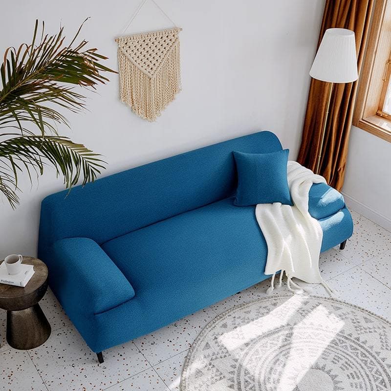 Housse de canapé moderne bleu