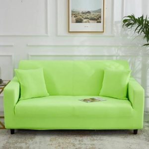 housse de canapé vert pomme