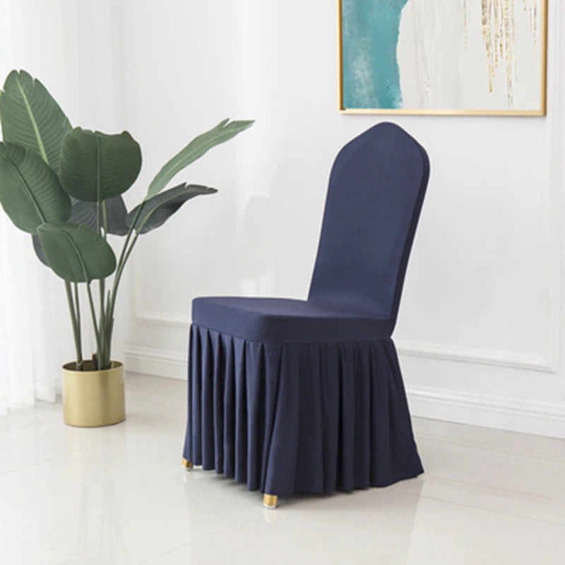 lot de 100 housses de chaise de mariage bleu marine