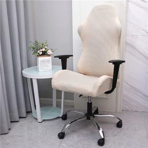 housse de chaise gamer jacquard beige