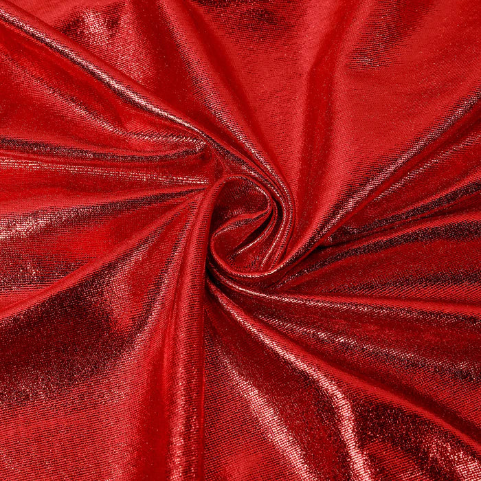 événement en rouge métallique