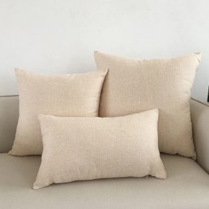 housse de coussin 40x40 beige
