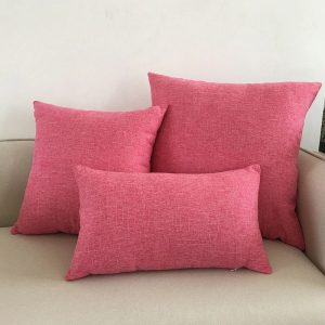 Housse de Coussin Rose élégante