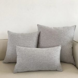 housses maison 50x50 gris