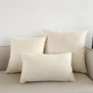 Housse de Coussin 60x60 Blanc