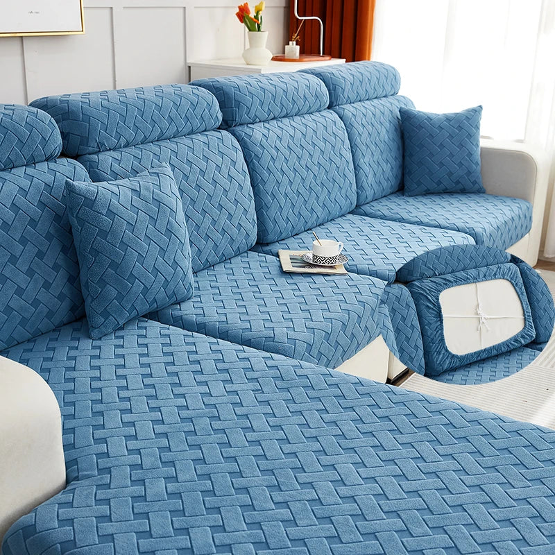 Housse D'assise De Canapé Mola Bleue