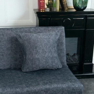 housse de coussin gris lot de 2