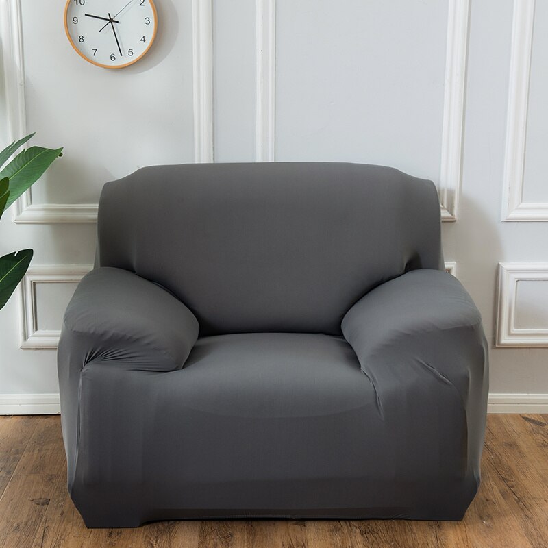 housse de fauteuil Club gris anthracite