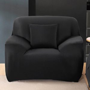 housse de fauteuil club noir