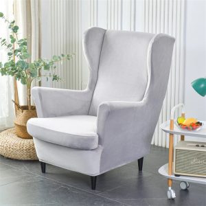 housse de fauteuil crapaud velours