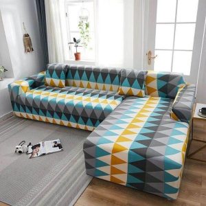 housse de canapé d'angle extensible Isis
