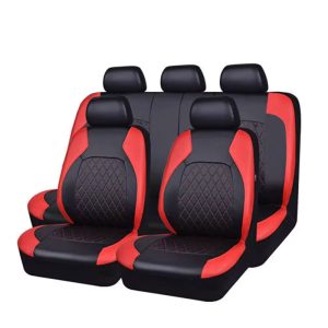 housse de protection noir et rouge