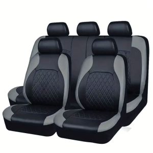 housse de protection pour sièges de voiture noir et gris