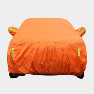 housse voiture universelle Viarun orange