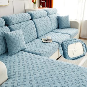 housse assise canapé Mola bleu ciel