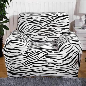 housse de fauteuil club motif safari